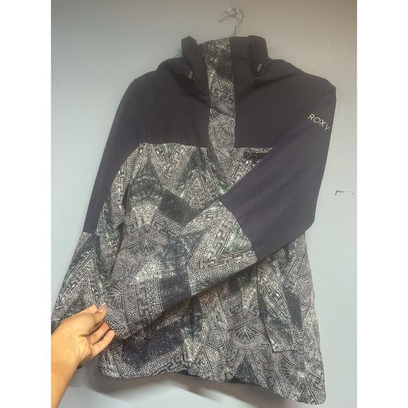 Roxy Rx Jetty Blo DryFlight 10K Women's Snowboard Ski Jacket Blue Size Small - Picture 11 of 16